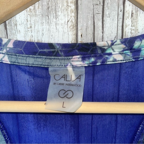 Calia Blue Geometric Athletic Tank - Picture 7 of 7